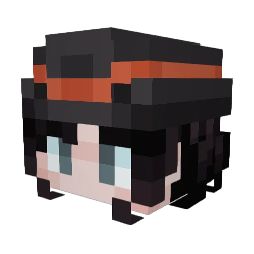 _Sneek_ Minecraft avatar head, 3D render