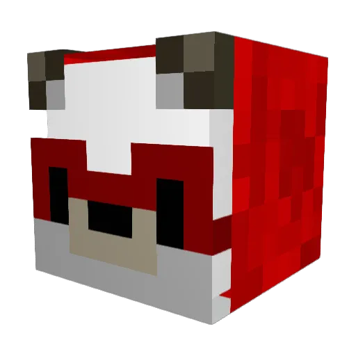 _Sney_ Minecraft avatar head, 3D render