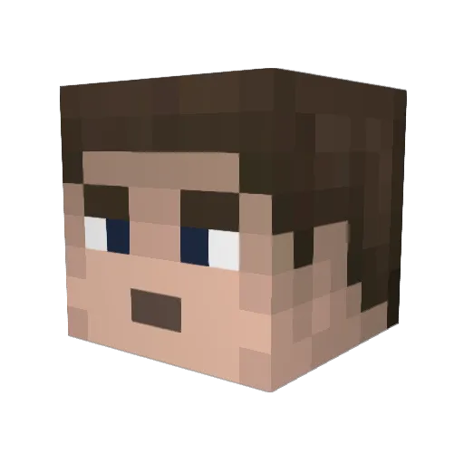 _Snock_ Minecraft avatar head, 3D render