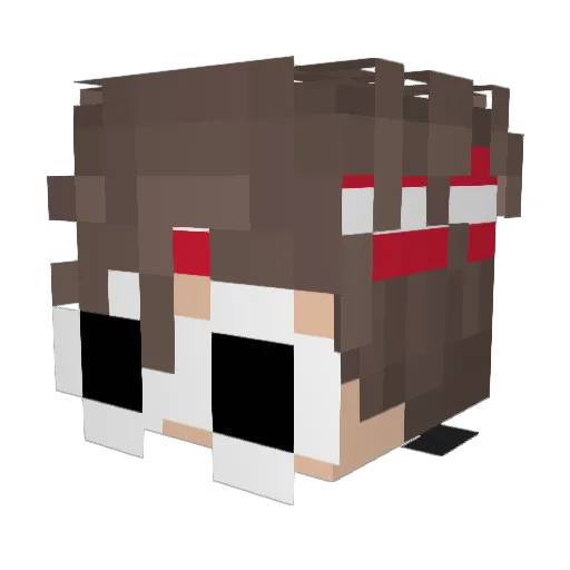 _Snusgott_ Minecraft avatar head, 3D render