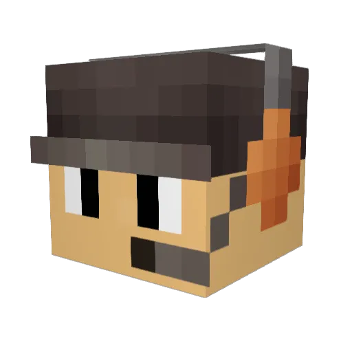 _SoggyToast_ Minecraft avatar head, 3D render