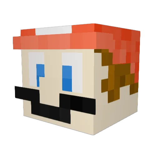 _SolkreM_ Minecraft avatar head, 3D render