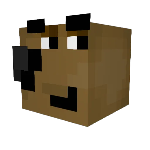 _Solo_Hearts_78 Minecraft avatar head, 3D render