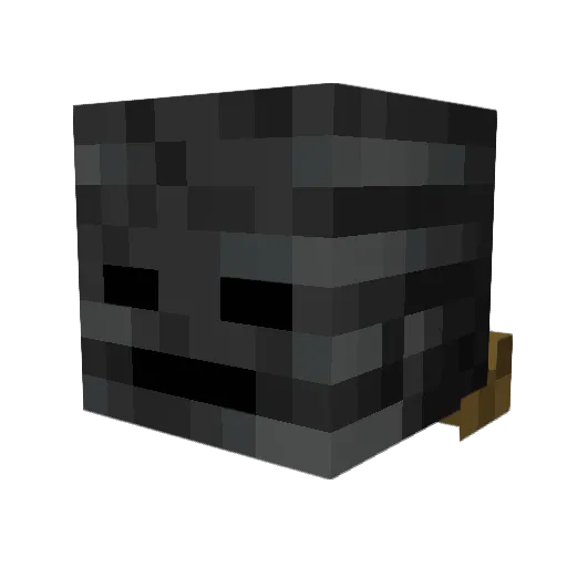 _Solviax Minecraft avatar head, 3D render