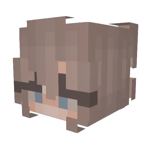 _SophiaMarie Minecraft avatar head, 3D render