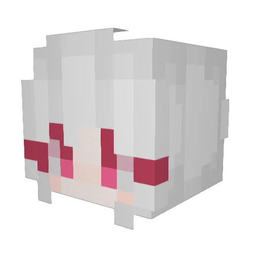 _SophieChan_ Minecraft avatar head, 3D render