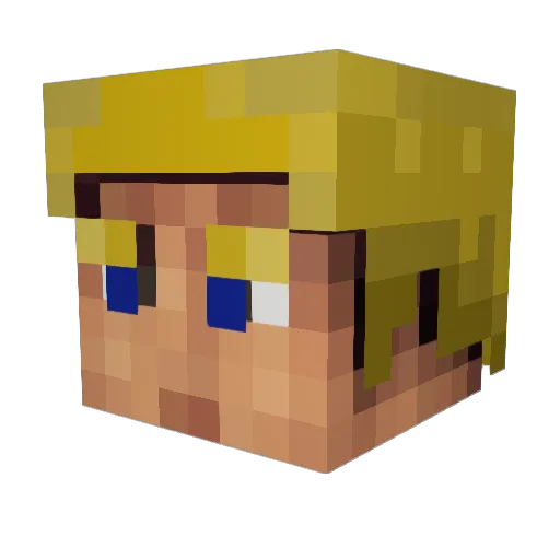 _Sophos_ Minecraft avatar head, 3D render