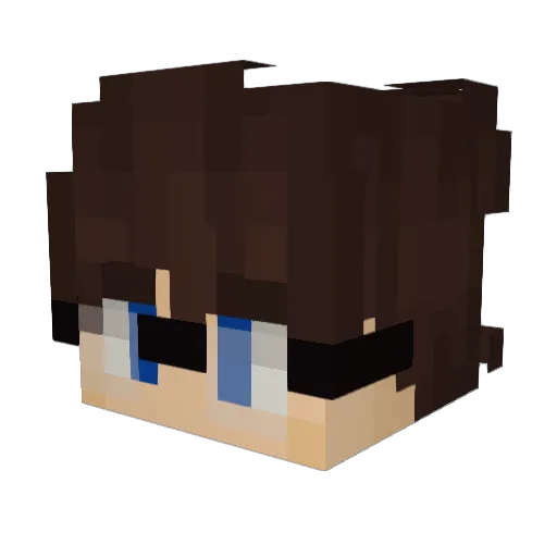 _Sorreh Minecraft avatar head, 3D render