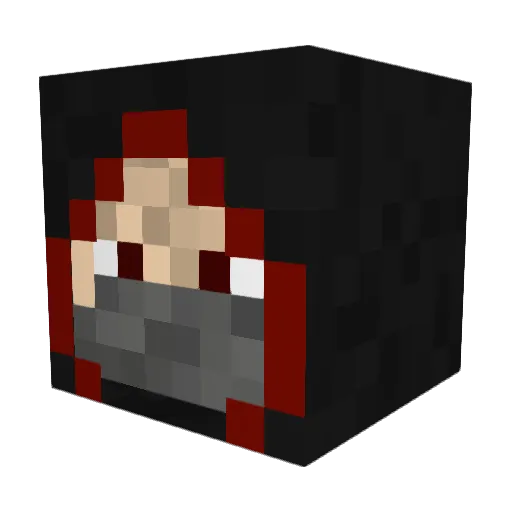 _SouLy_ Minecraft avatar head, 3D render