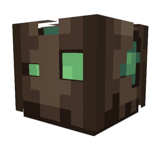 _SpaceCrafter_ Minecraft avatar head, 3D render