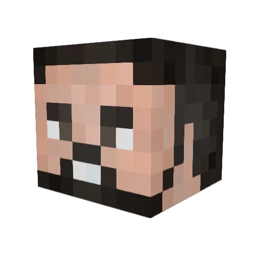 _Spector_MC_ Minecraft avatar head, 3D render