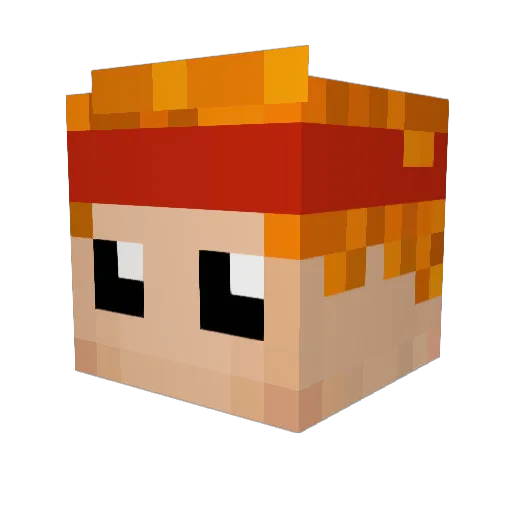 _Speectro_ Minecraft avatar head, 3D render