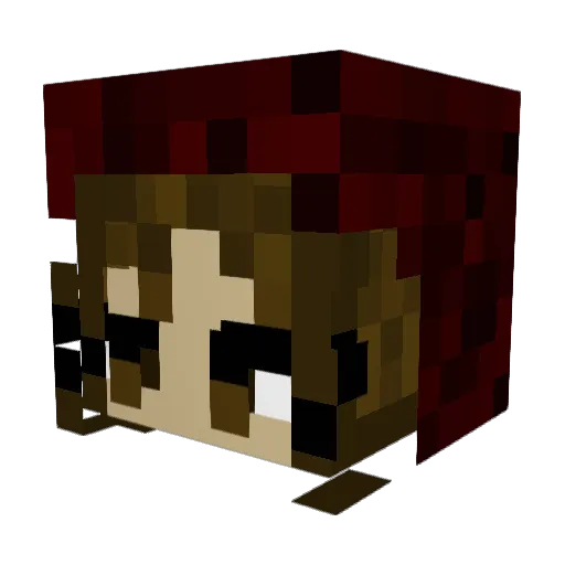 _SpeedStinger_ Minecraft avatar head, 3D render
