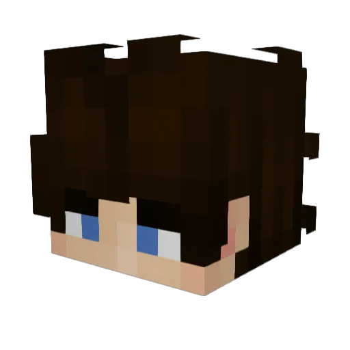 _Speed_D_ Minecraft avatar head, 3D render