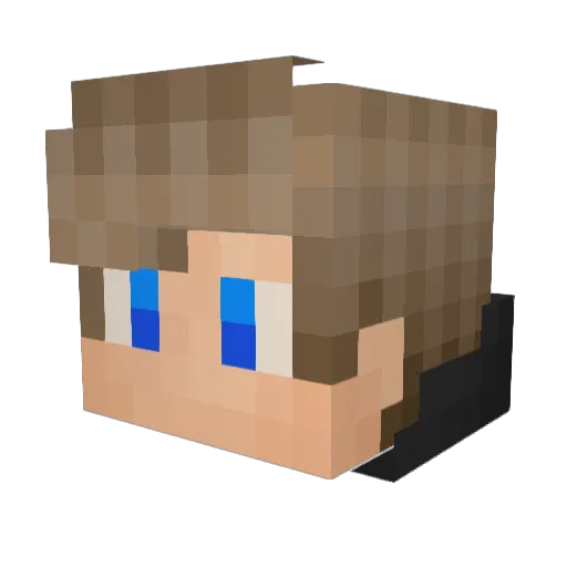 _Splexuz_ Minecraft avatar head, 3D render