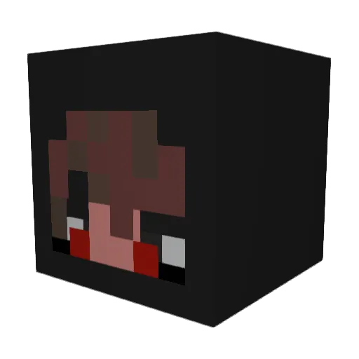 _Splosh_ Minecraft avatar head, 3D render