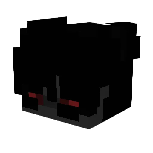 _Spookie Minecraft avatar head, 3D render