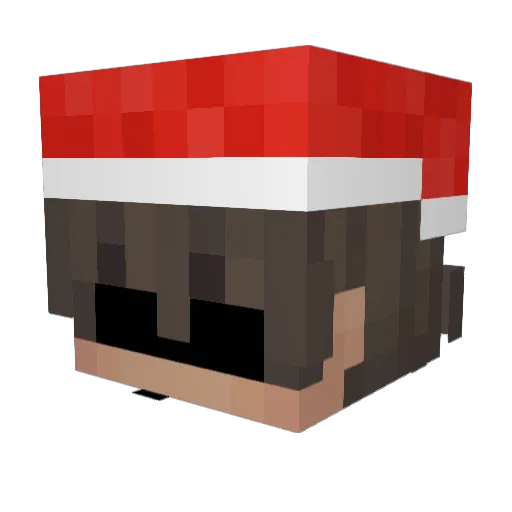 _Spoookie Minecraft avatar head, 3D render