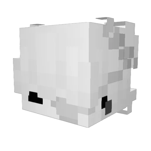 _SpuelM4schin3_ Minecraft avatar head, 3D render