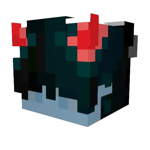 _SrBad_ Minecraft avatar head, 3D render
