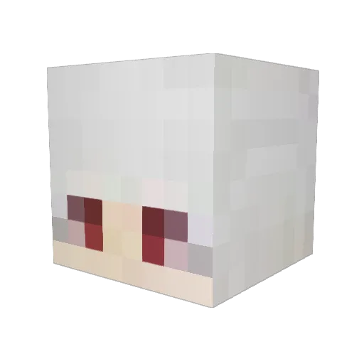 _SssL_ Minecraft avatar head, 3D render