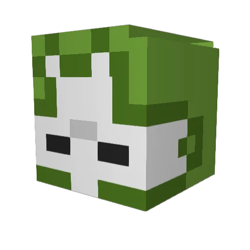 _Stanley Minecraft avatar head, 3D render