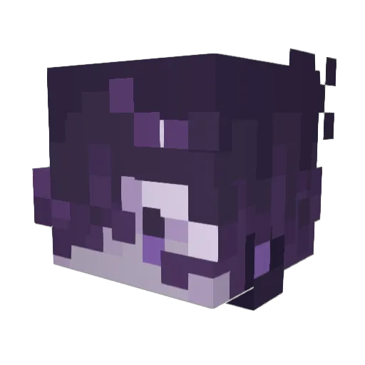 _Starlight_Foxy_ Minecraft avatar head, 3D render