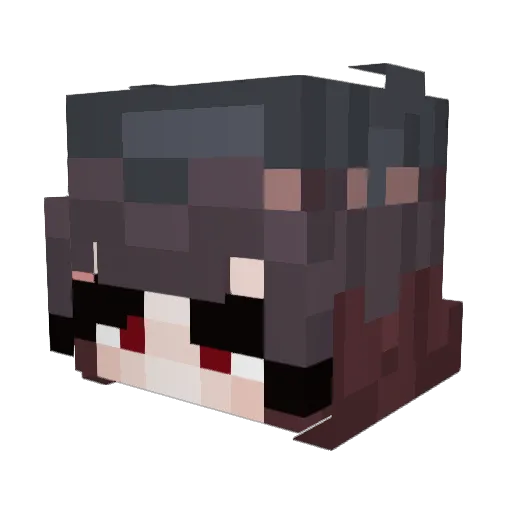 _Starrgaze_ Minecraft avatar head, 3D render