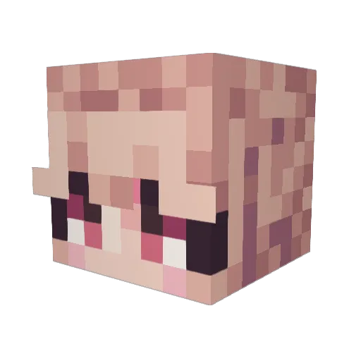 _Starsie Minecraft avatar head, 3D render