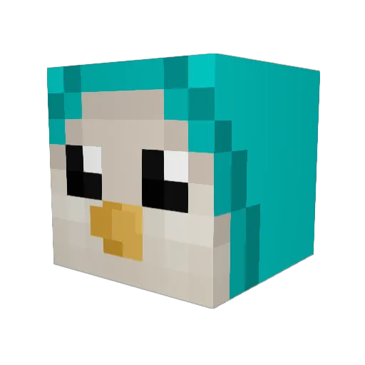 _Steinator_ Minecraft avatar head, 3D render