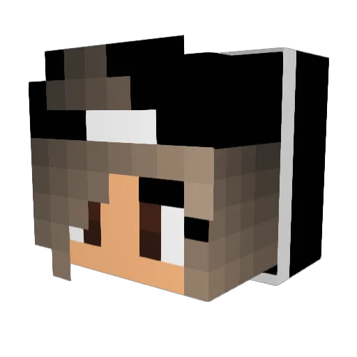 _Stella_69 Minecraft avatar head, 3D render