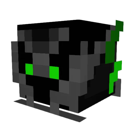_Storm_Rider_ Minecraft avatar head, 3D render