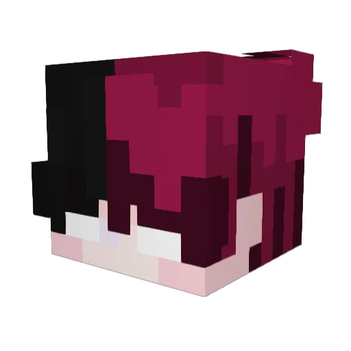 _StrifeT_ Minecraft avatar head, 3D render