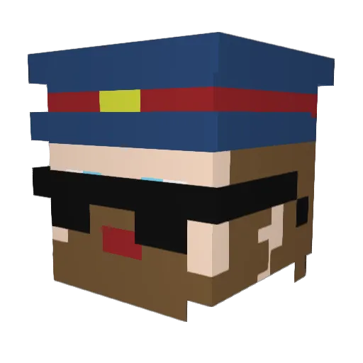 _Stubo_ Minecraft avatar head, 3D render