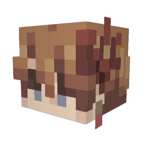 _Stxr07 Minecraft avatar head, 3D render