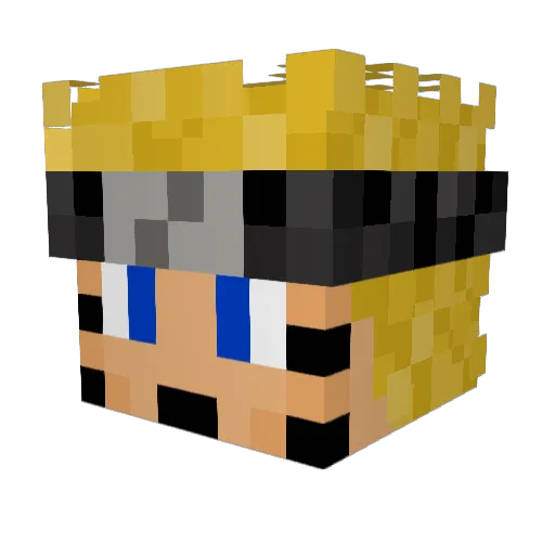 _Suag_ Minecraft avatar head, 3D render