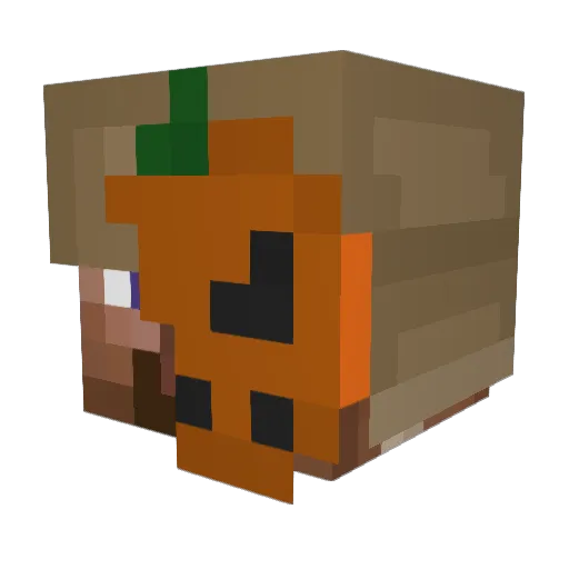 _Sub1_ Minecraft avatar head, 3D render