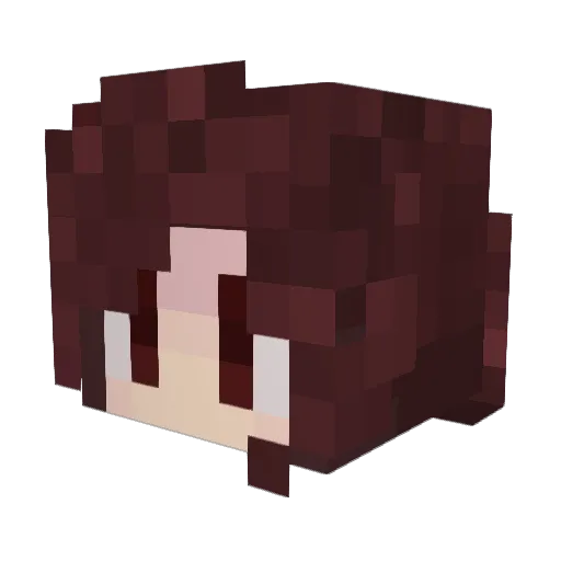 _Sudoki_ Minecraft avatar head, 3D render