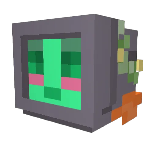 _SugarKaneBandit Minecraft avatar head, 3D render