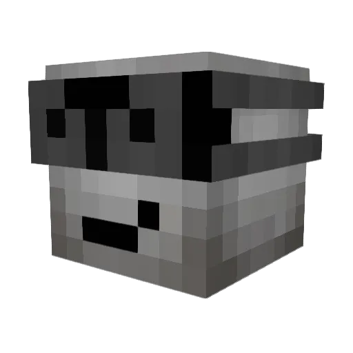 _Sultan Minecraft avatar head, 3D render