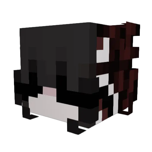 _Superleggera Minecraft avatar head, 3D render