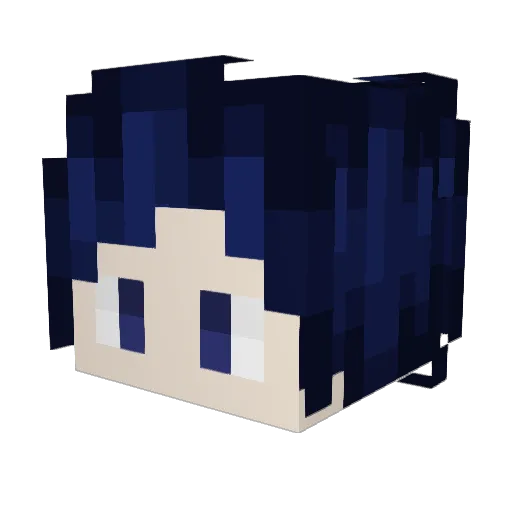 _Suugah_ Minecraft avatar head, 3D render