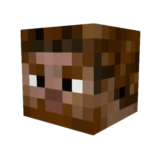 _Sv3to_ Minecraft avatar head, 3D render