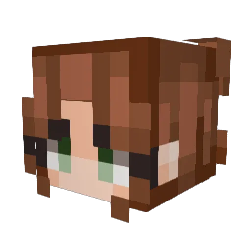_SwanSong_ Minecraft avatar head, 3D render