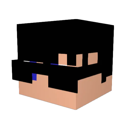 _Sweps_br Minecraft avatar head, 3D render