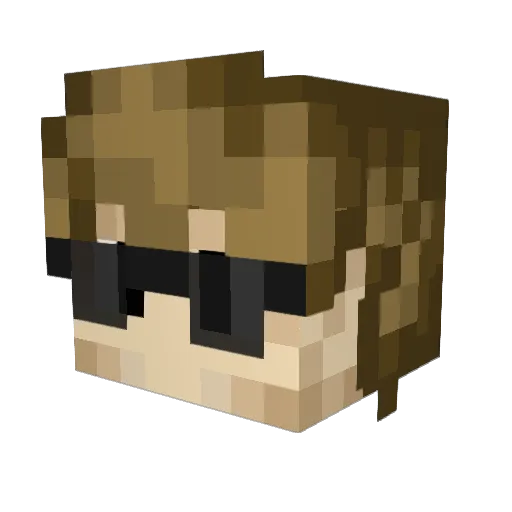 _Swift904_ Minecraft avatar head, 3D render