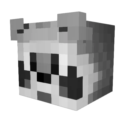 _SyFe Minecraft avatar head, 3D render