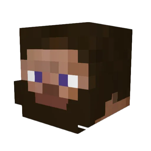 _Syberian_kalash Minecraft avatar head, 3D render