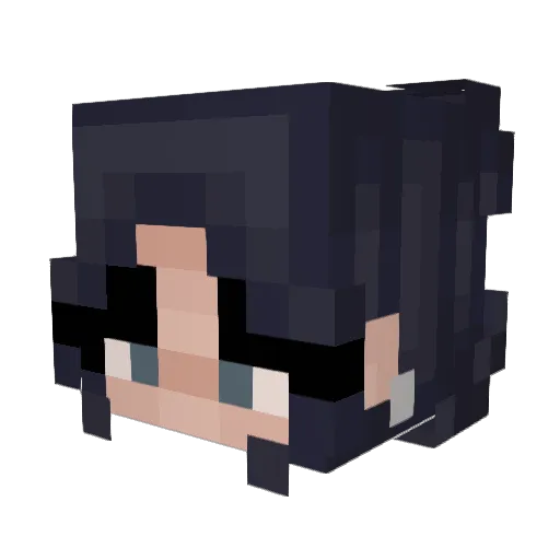 _Syberii_ Minecraft avatar head, 3D render