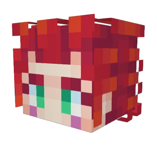 _Syez_ Minecraft avatar head, 3D render